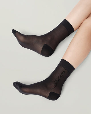 DAL 'Corda' Summer Socks - 'Black'