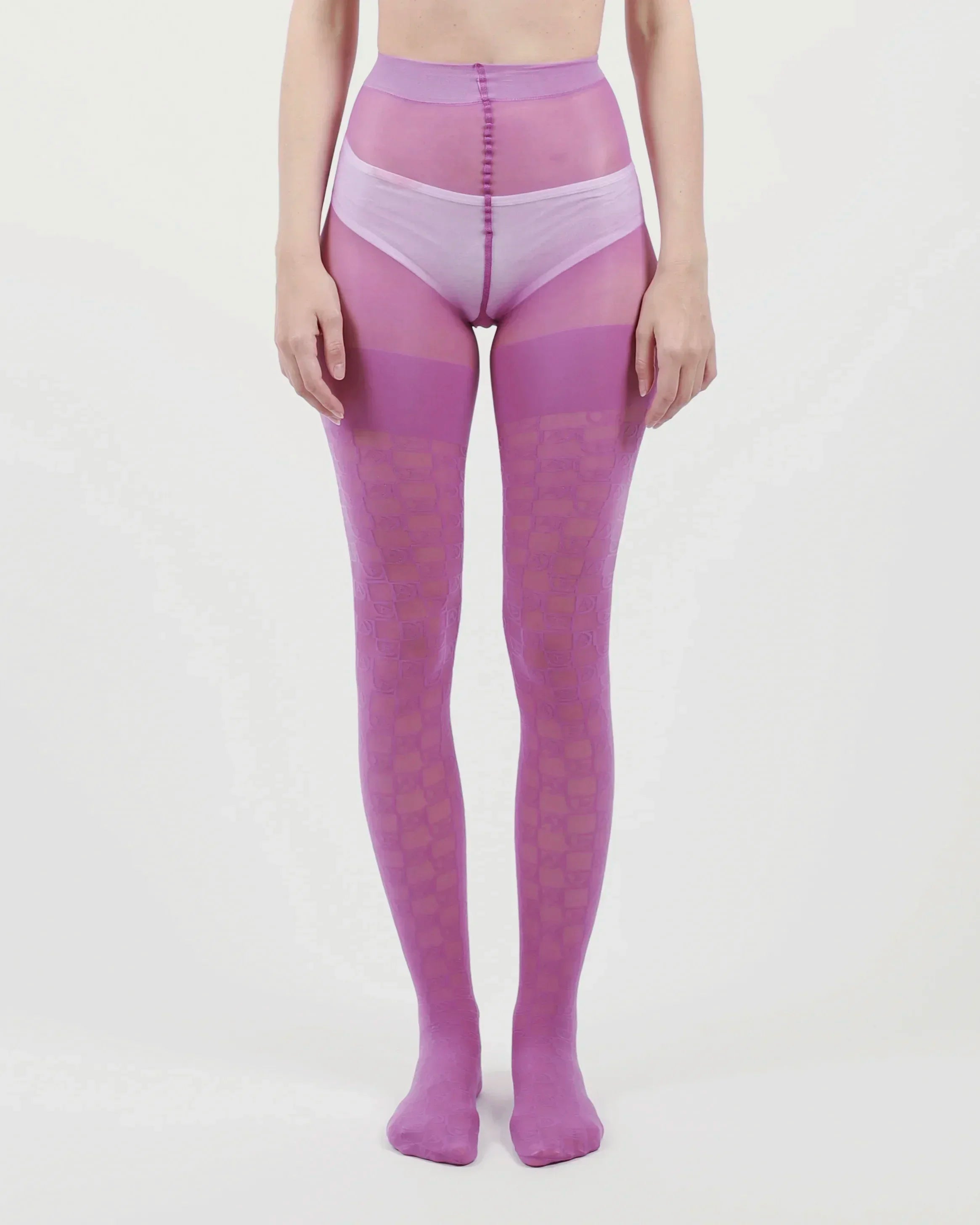 DAL Original Stockings - 'Dark Magenta'