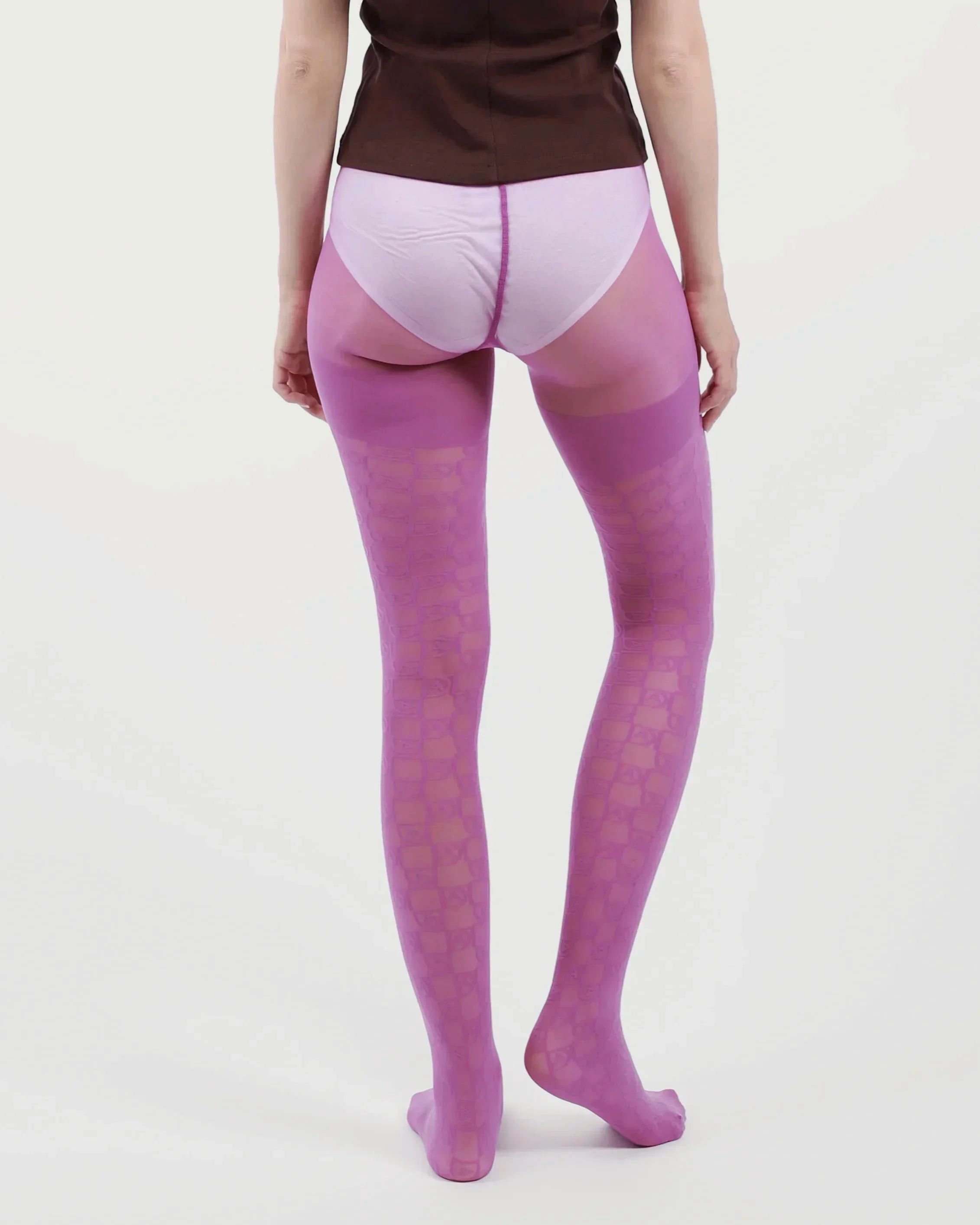 DAL Original Stockings - 'Dark Magenta'