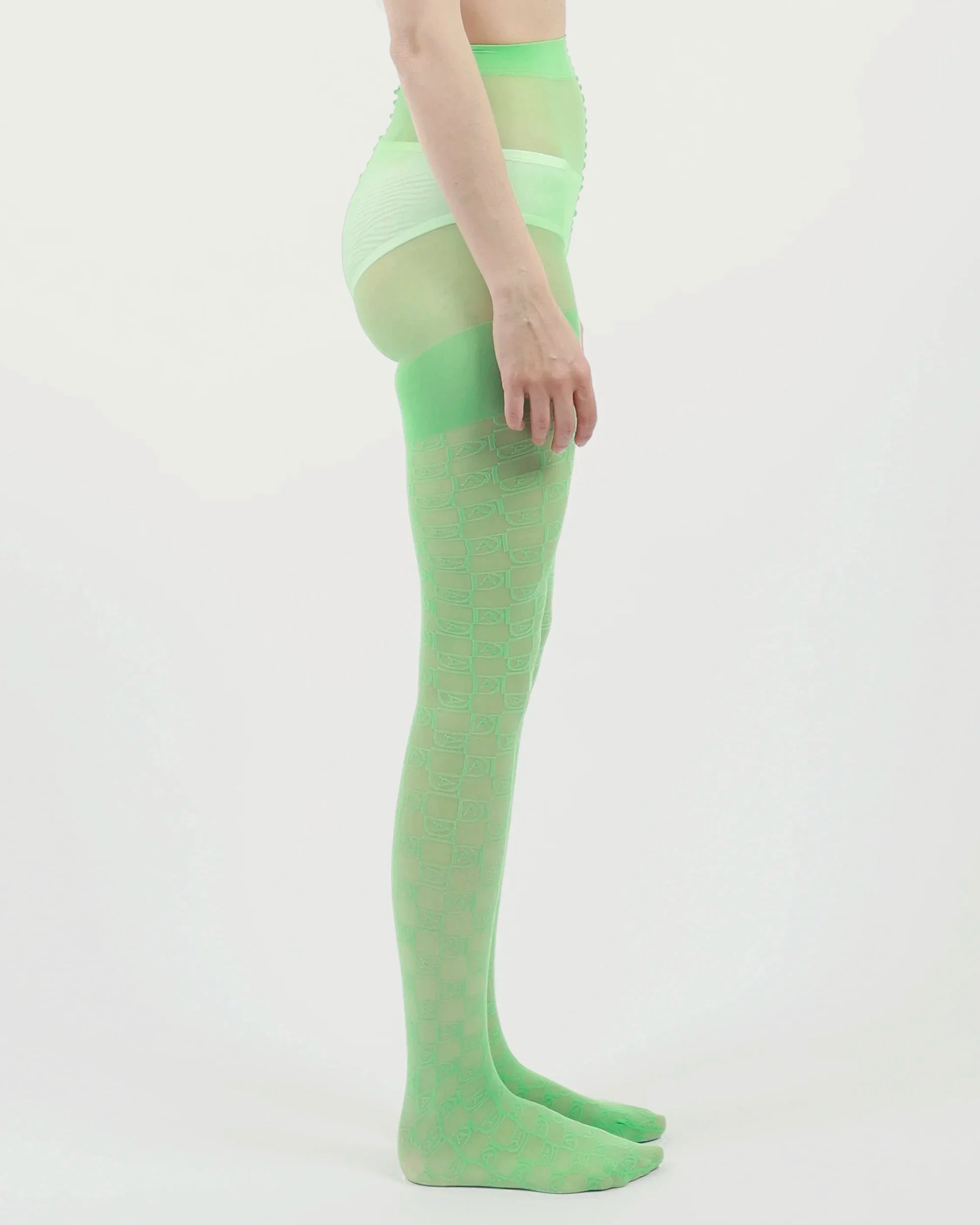 DAL Original Stockings - 'Citron Green'