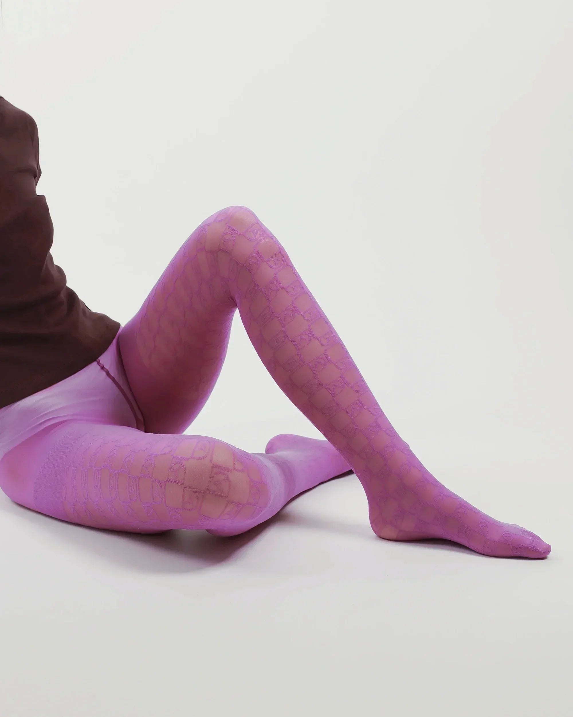DAL Original Stockings - 'Dark Magenta'